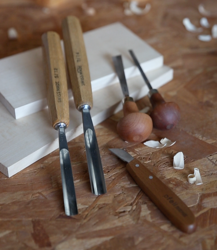 Woodcarving Tools: Carving Knives, Gouges - Wood Bern