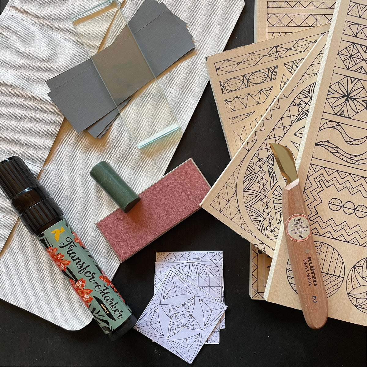 Chip Carving Kit: Advanced. Woodcarving. Talla en Madera